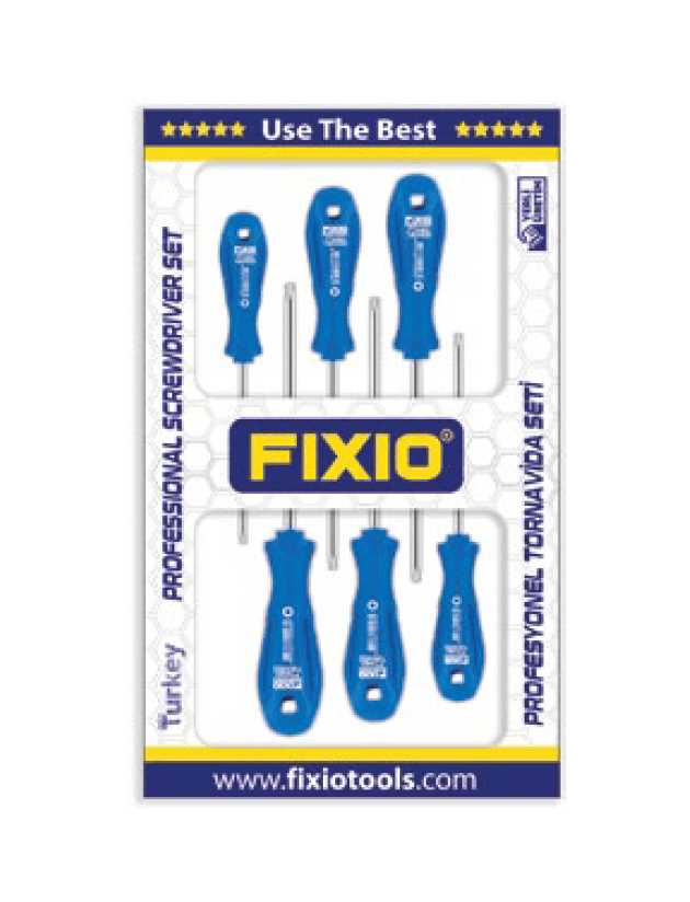 FİXİO TORX TORNAVİDA TAKIMI 6 PCS