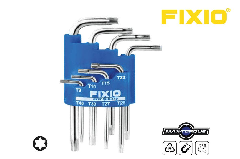 FİXİO KISA TORX ALLEN ANAHTAR TAKIM 8PCS