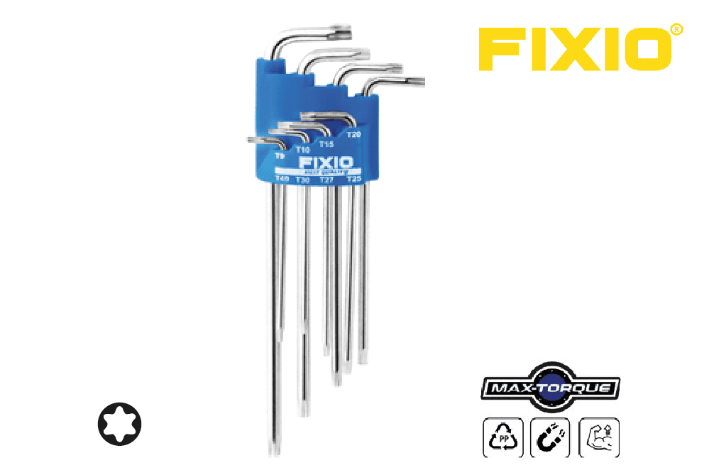 FİXİO UZUN TORX ALLEN ANAHTAR TAKIMI 8 PCS