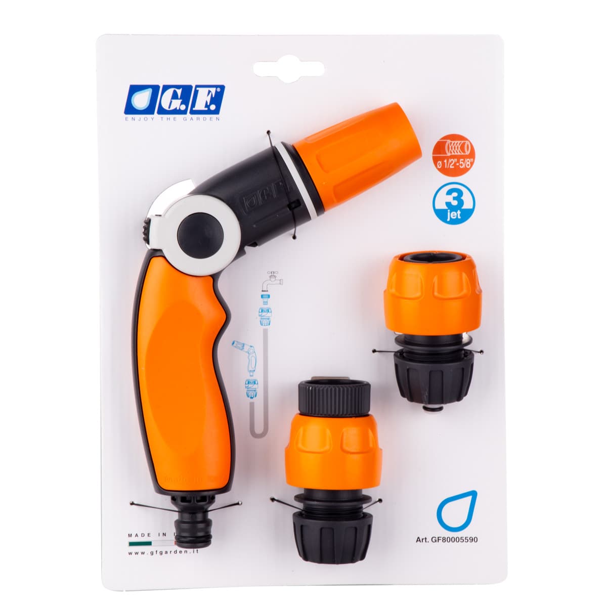 GF80006925 GF SU TABANCASI JET PÜSKÜRTMELİ + ADAPTÖR KİTİ