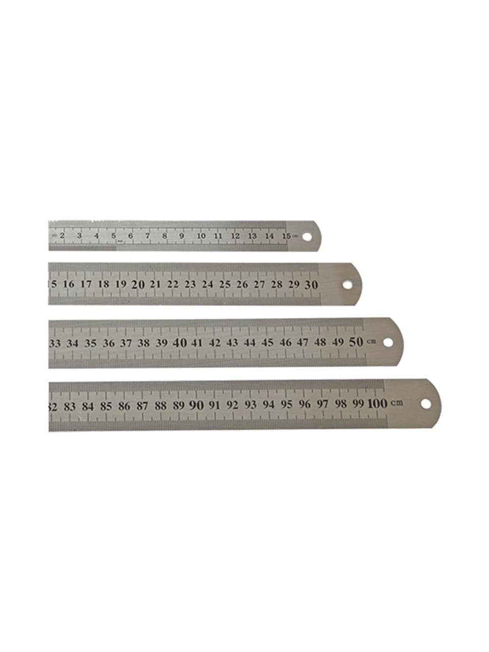 GFB 1444 PASLANMAZ ÇELİK CETVEL 300X25X0.75 MM