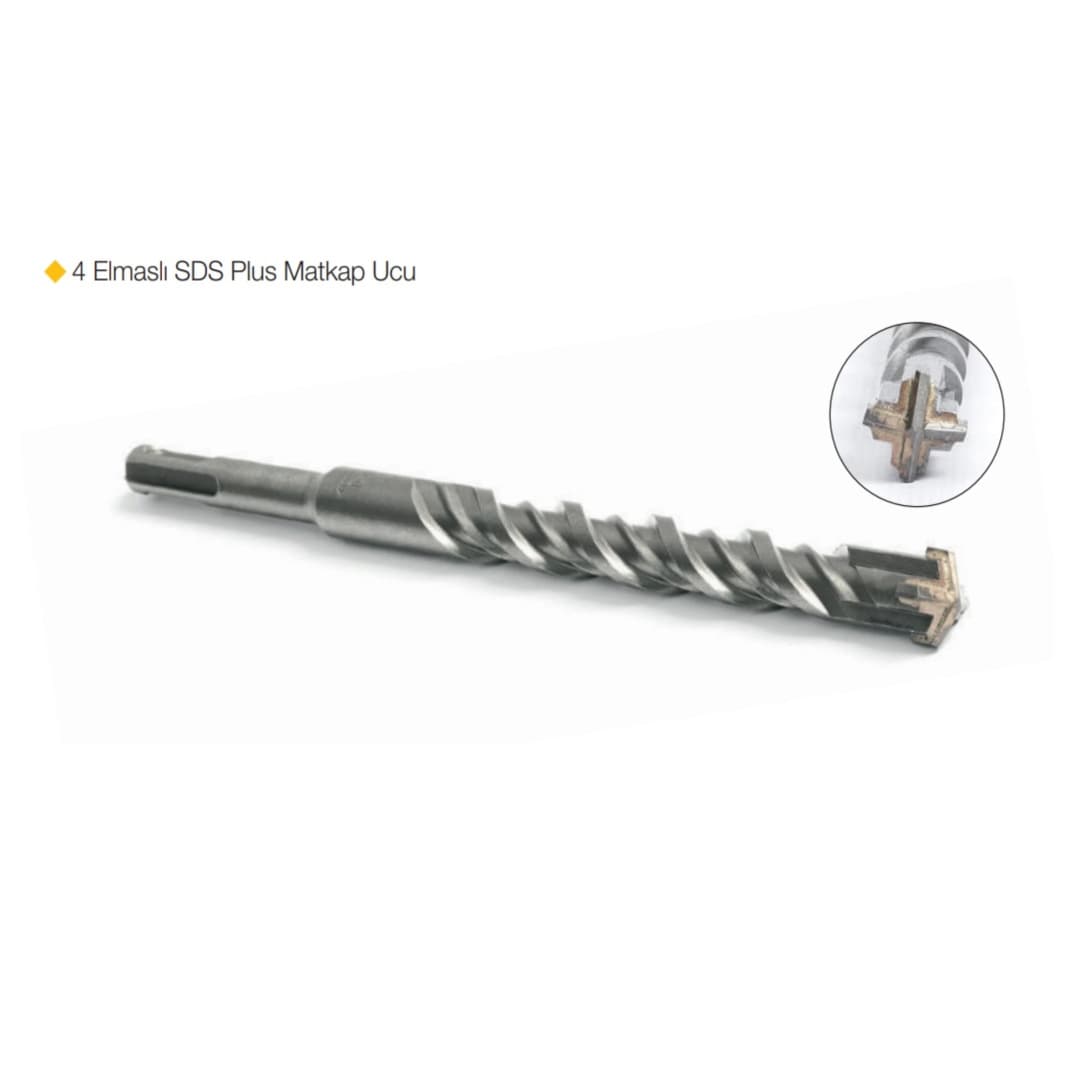 GFB 2077 4 ELMASLI SDS PLUS MATKAP UCU 6*160