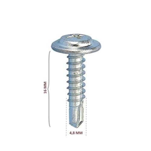 4,8*16R RYSB PUL BAŞLI MATKAP UÇLU VİDA