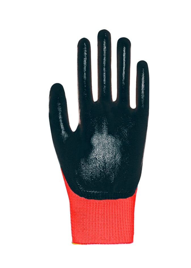 HN13K10 HANDY KIRMIZI-SİYAH ELDİVEN NO:10
