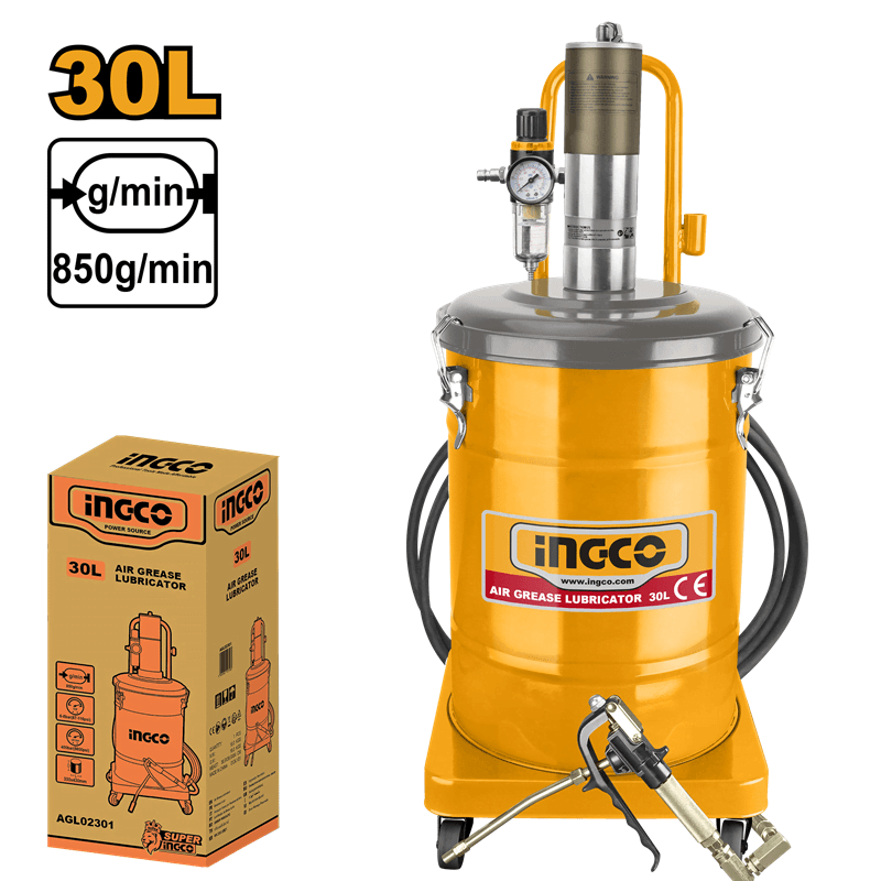 ING-AGL02301 INGCO HAVALİ GRES POMPASİ YAĞLAYİCİ 30LİTRE