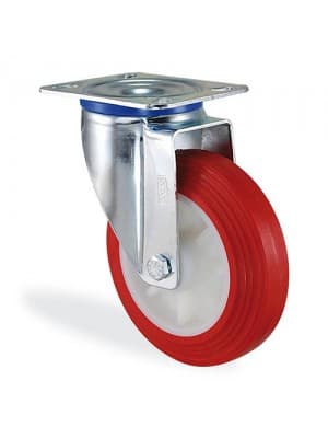 KAMA POLİÜRETAN KAPLI TABLALI TEKER 150 MM