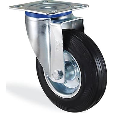 KAMA LASTİK KAPLI TABLALI TEKER 200 MM