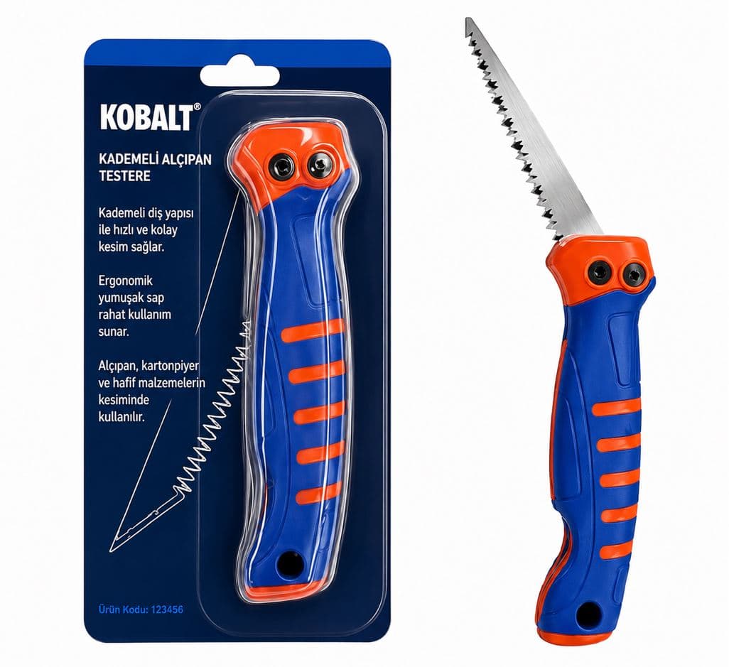 KOBALT KADEMELİ ALÇIPAN TESTERESİ 135 MM