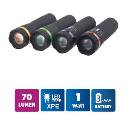 KE47700 KLAUS LED EL FENERİ PİLLİ 1 W 70LM