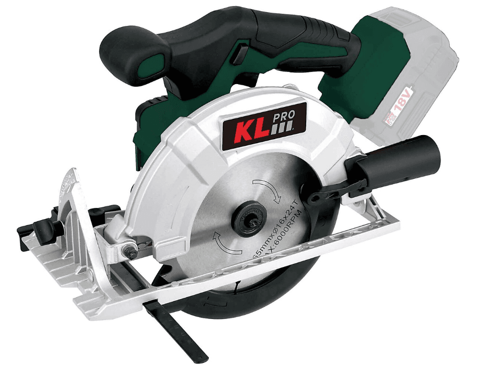 KLDAT1840B 18V 165MM ŞARJLI DAİRE TESTERE  (KÖMÜRSÜZ)(TEK MAKİNE AKÜSÜZ) KL-PRO