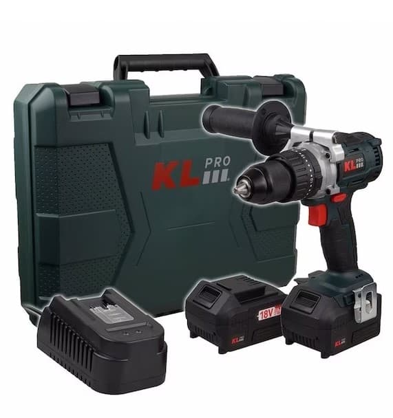 KLDM18B-50 ŞARJLI DARBELİ MATKAP 18V 2X5.0AH 60 NM (KÖMÜRSÜZ) KL-PRO