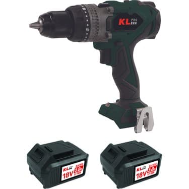 KLDM18BHX-50 KL-PRO ŞARJLİ DARBELİ MATKAP 18V 2X5.0AH 150 NM  (KÖMÜRSÜZ)