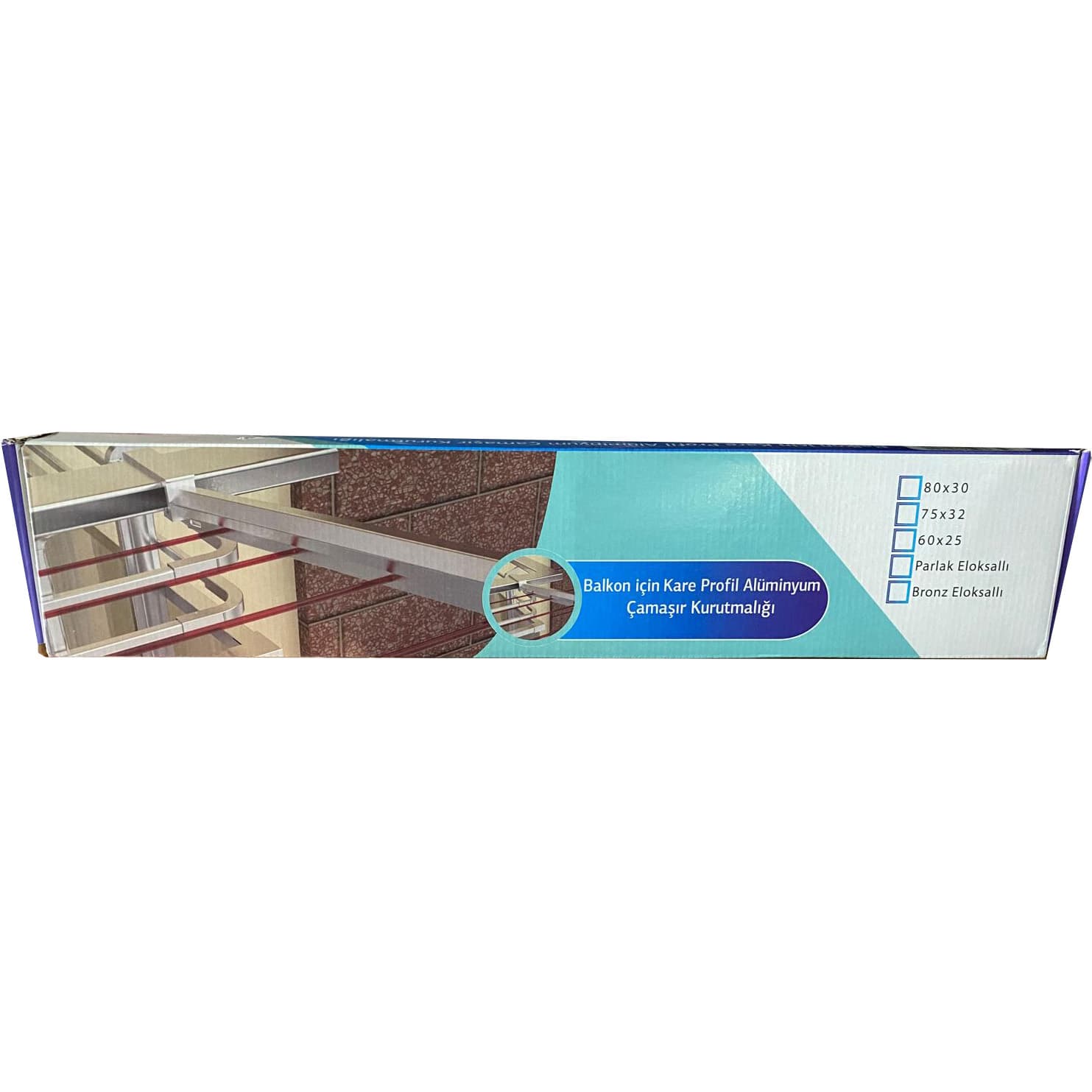 MK1426 PRATİK ÇAMAŞIR ASKILIĞI KARE 80*30 ANTRASİT