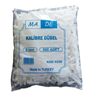 MADE KALİBRE DÜBEL 8 MM (500 ADET)