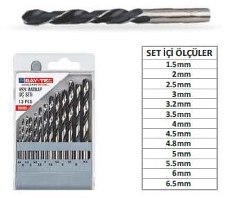 MU1802 HSS MATKAP UCU SETİ 13 PARÇA
