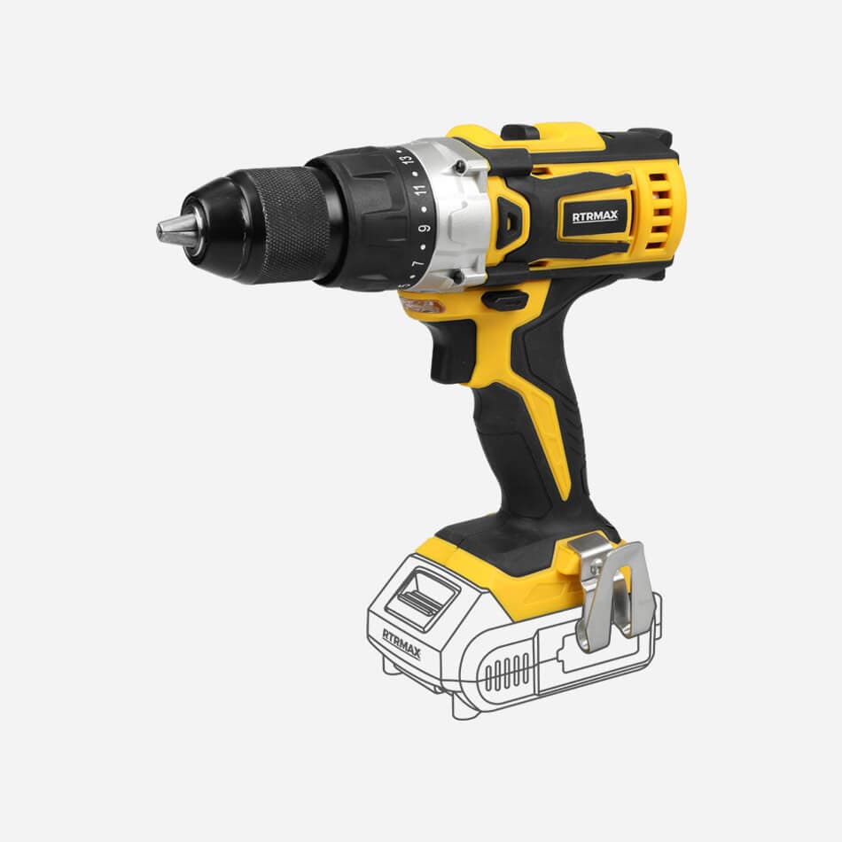 RTX1815B AKÜLÜ MATKAP 18V *AKÜSÜZ* RTRMAX X-LION