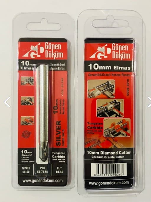 GÖNEN SILVER YEDEK ELMAS UÇ 10 MM (RUBI SERAMİK KESMELERE UYGUMLU)