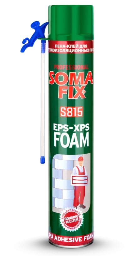 S815 SOMAFIX POLİÜRETAN EPS-XPS MANTOLAMA KÖPÜK-PİPETLİ 750 ML