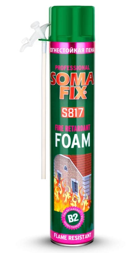 S817 SOMAFIX POLİÜRETAN B2-YANGINA DAYANIKLI KÖPÜK 750 ML-870 GR