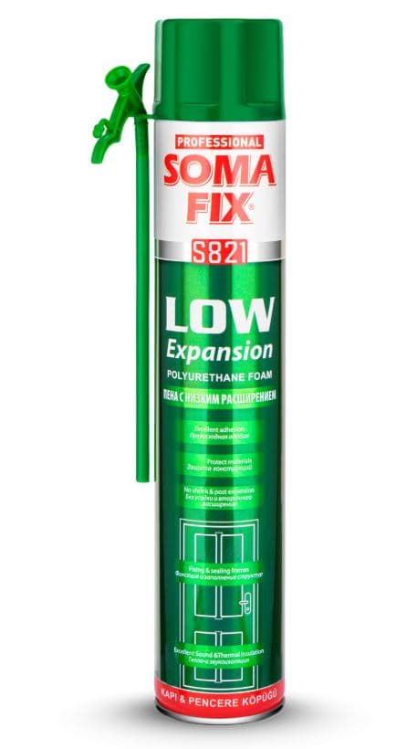 S821 SOMAFIX POLİÜRETAN KAPI-PENCERE MONTAJ KÖPÜK 750 ML-850 GR