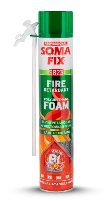 S823 SOMAFIX POLİÜRETAN B1-YANGINA DAYANIKLI KÖPÜK 750 ML-900 GR