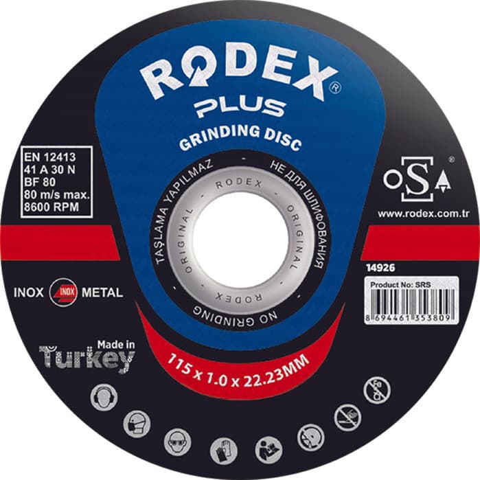 SRM10115N RODEX INOX KESİCİ 115*1,0