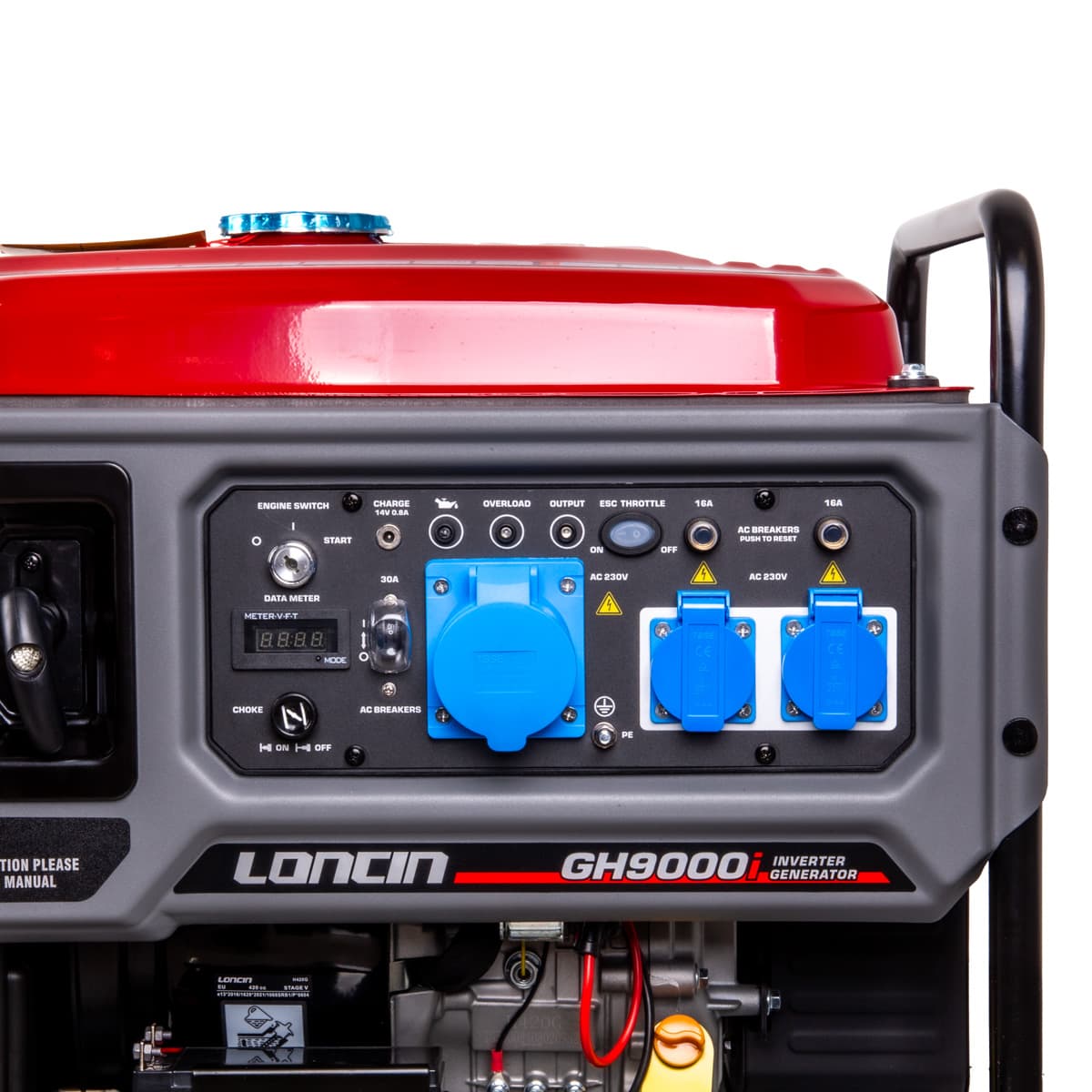 TG50006354-0000000 LONCIN EUR5 BENZİZNLİ JENERATÖR MONOFAZE İNVERTÖR 9 KVA / 7,5 KW MARŞLI