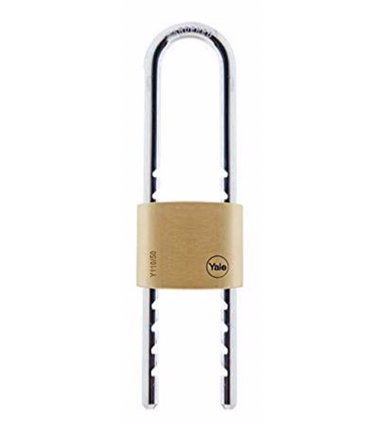 Y110B501551 YALE PİRİNÇ ASMA KİLİT HALKA AYARLI 50 MM