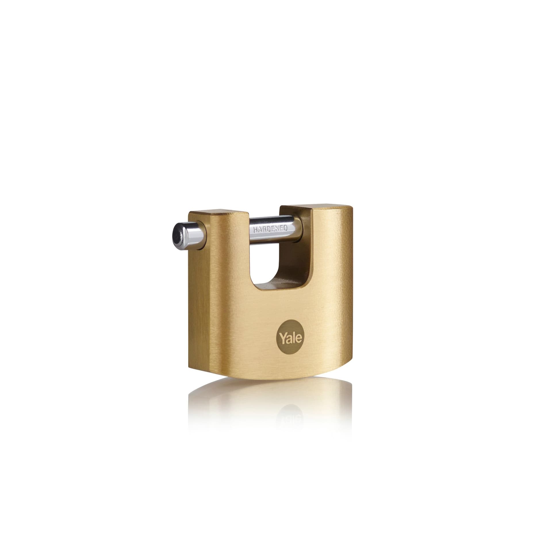 Y114701131 YALE YASSI OVAL KAYAR PİMLİ PİRİNÇ ASMA KİLİT 70MM