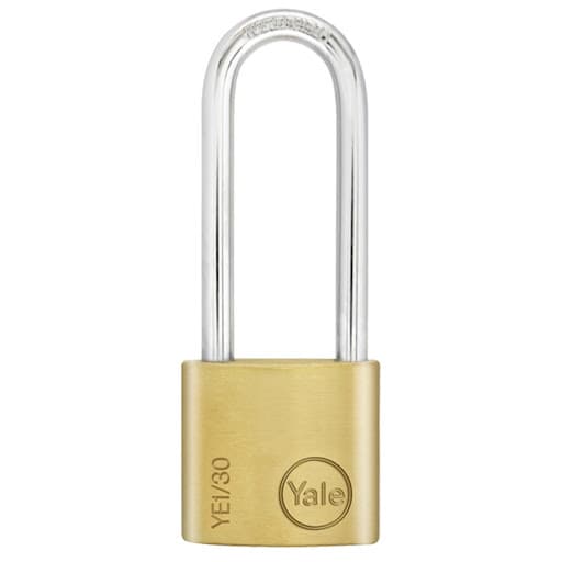 YE1501661 YALE PİRİNÇ UZUN ASMA KİLİT BLİSTERLİ 50 MM