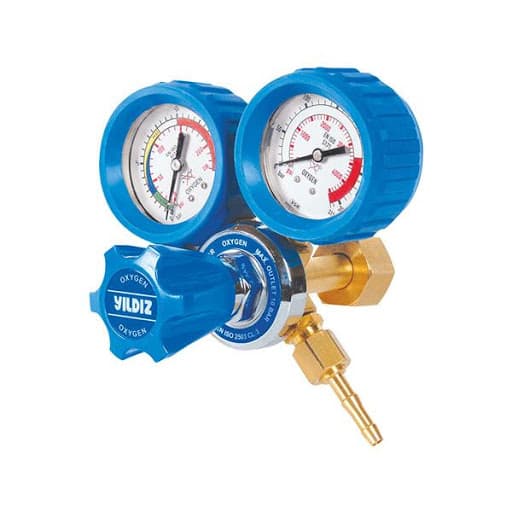 YILDIZ GAZ BASINÇ DÜŞÜRÜCÜ OKSİJEN G3/4" 0-10 BAR