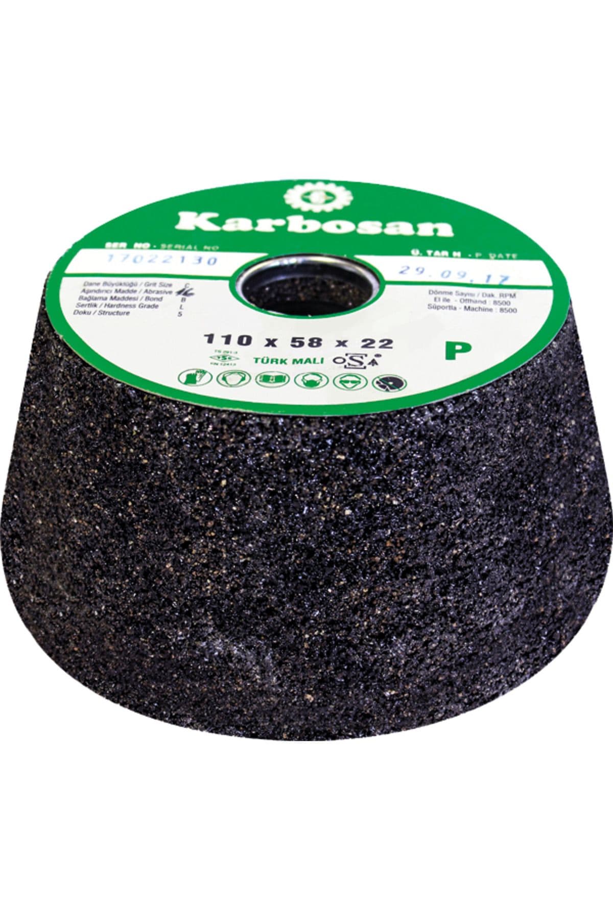 Mozaik, yer karosu ve benzeri malzemelerin taşlama işlemleri için uygundur. 100 x 50 x 25