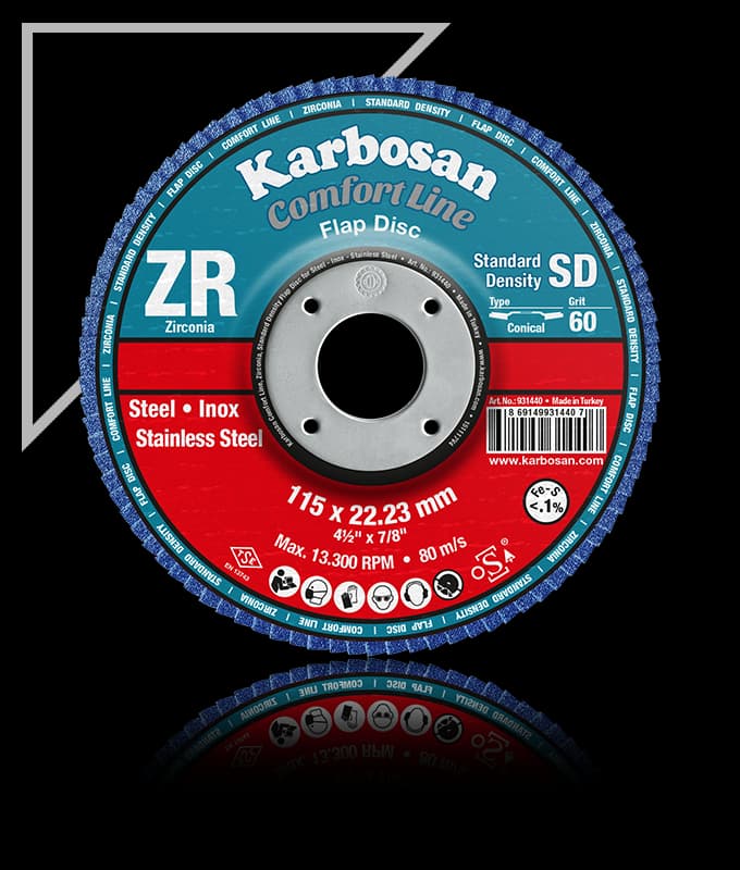 Comfort Line ZR Standart Yoğunluk Flap Diskler