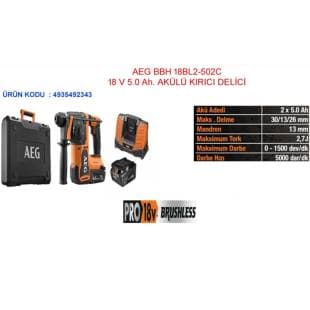 BBH 18BL2-502C AKÜLÜ KÖMÜRSÜZ MTR.KIRICI DELİCİ