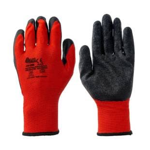 LATEX ELDİVEN KIRMIZI SİYAH NO:9