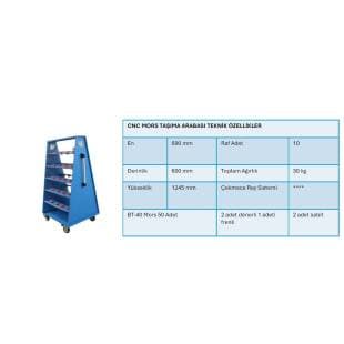 I-ZET CNC MORS TAŞIMA ARABASI