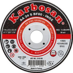 115X2,5X22 İNOX DÜZ KESİCİ