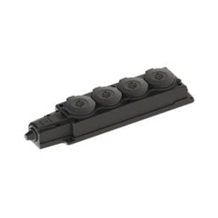 KAUÇUK 1X16A 4LÜ GRUP PRİZ