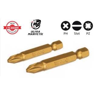 TOMAX BİTS UÇ PH 2 50 MM TİTANİUM