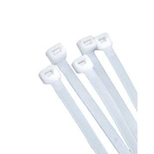 TOMAX PLASTİK KİLİTLİ KELEPÇE 8X400 MM BEYAZ