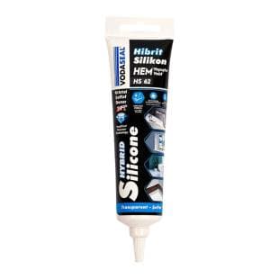 VODASEAL HİBRİT SİLİKON - KRİSTAL ŞEFFAF DONAR - 150 ML - İÇ ve DIŞ MEKAN