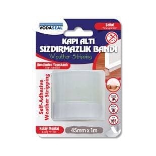 VODASEAL KAPI ALTI SIZDIRMAZLIK BANDI 45 MM X 1 MT - ŞEFFAF