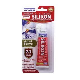 VODABOND TÜP SİLİKON - ŞEFFAF - 50 GR