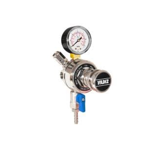 CO2 MEŞRUBAT REGÜLATÖRÜ G 1/4" TEK REGÜLATÖRLÜ VE TEK MANOMETRELİ 4 BAR