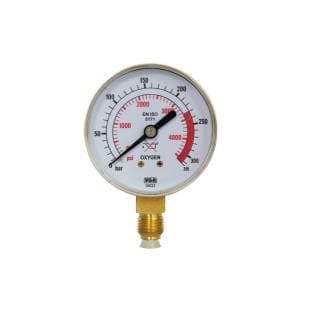 BASINÇ GÖSTERGESİ 0-315 OKSİJEN GİRİŞ,DIŞ ÇAPI Q63 MM