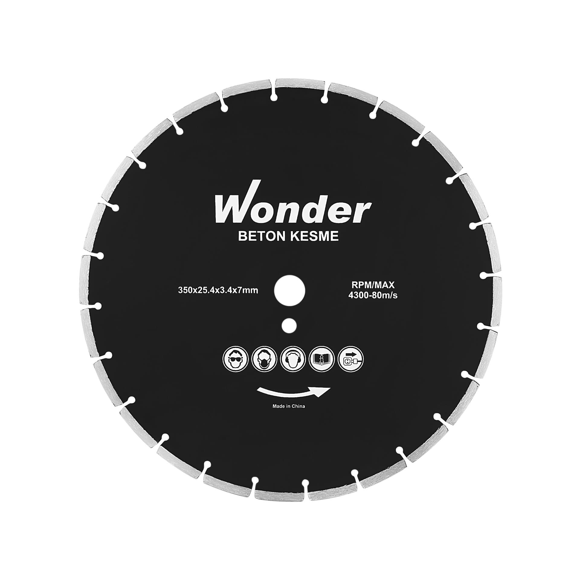 Wonder Beton Testere 350*25,4*3,4*10