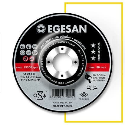 Pro Serisi Pik Dkm Kesme Taşları 115 x 3,0 x 22,23 CA 30 R BF