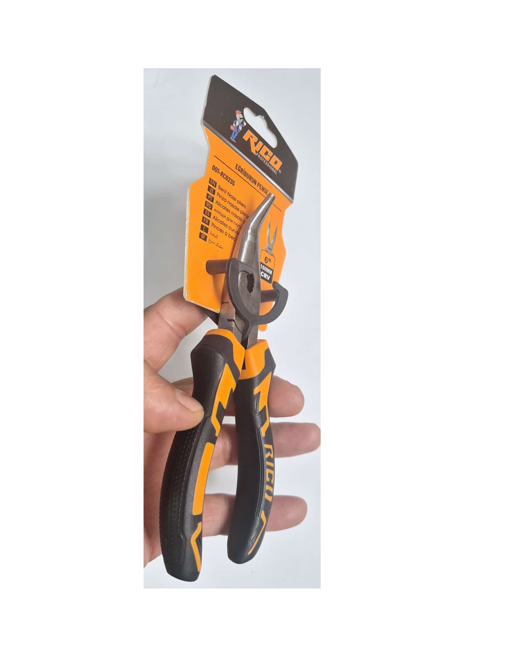 2 K EĞRİ KARGABURUN 160MM KARTLI