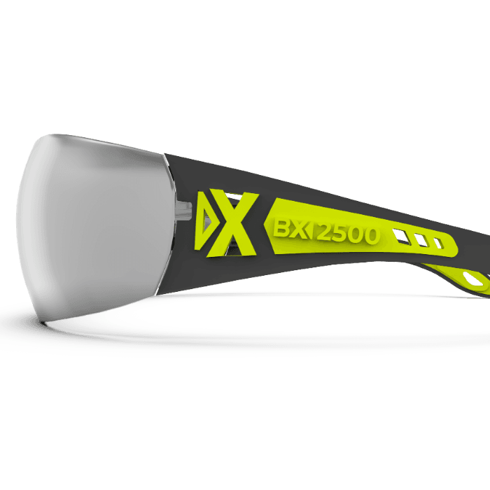 BX2500 SOLO-DUAL KORUYUCU GÖZLÜK ANTİFOG GÜMÜŞ AYNALI