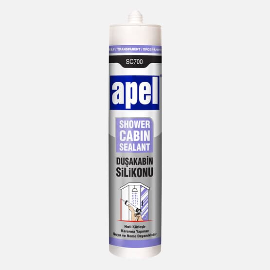 Apel 320 g Duşakabin Silikon Şeffaf Apel